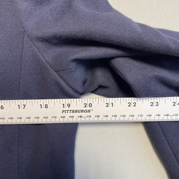 NWT Talbots Aberdeen Blazer Navy Blue Petite Size 14P Two Button Pockets - Picture 6 of 8